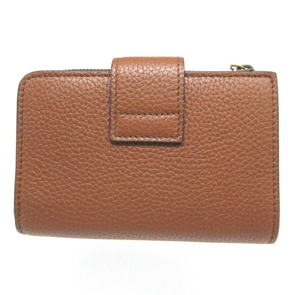 GUCCI Brown Leather Bamboo Wallet - Picture 3 of 9